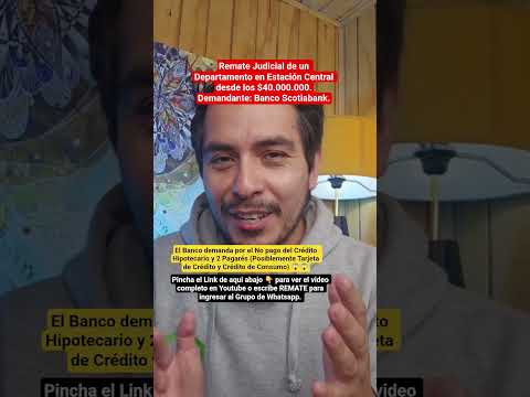 Remate Judicial de un Departamento en Estación Central desde los $40.000.000