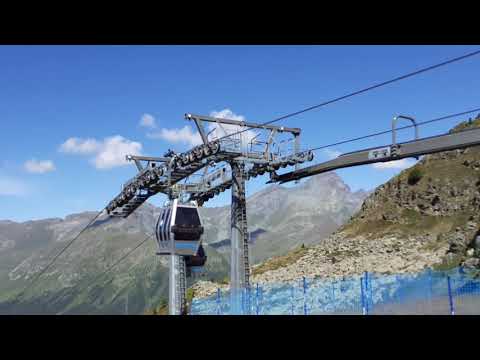 Discesa integrale estiva cabinovia Leitner Crest Alpe Ostafa    Champoluc