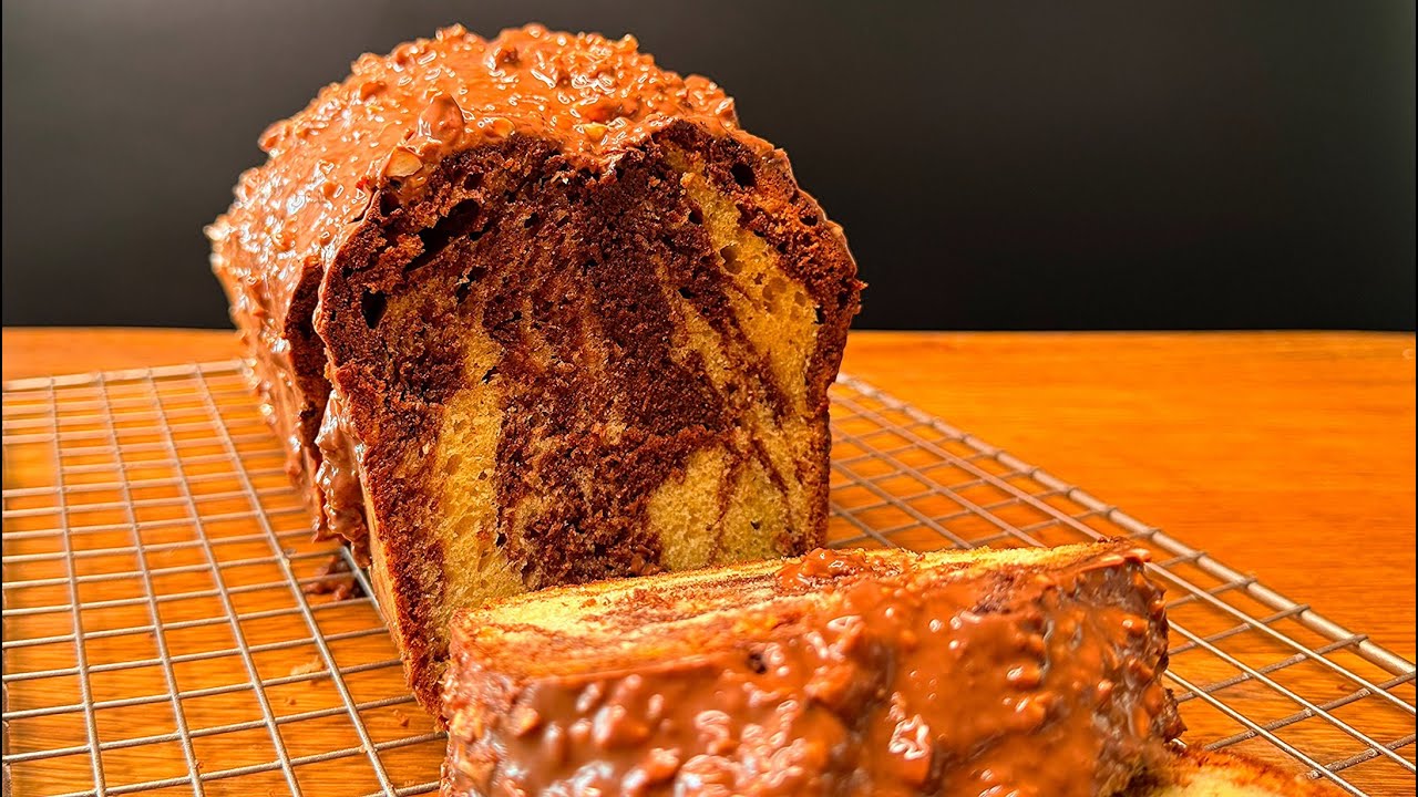 How to make moist marble cake 🍮