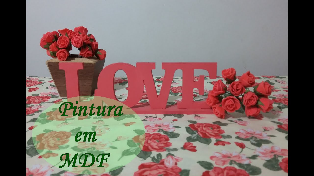 DIY: Pintura em MDF - Iniciantes