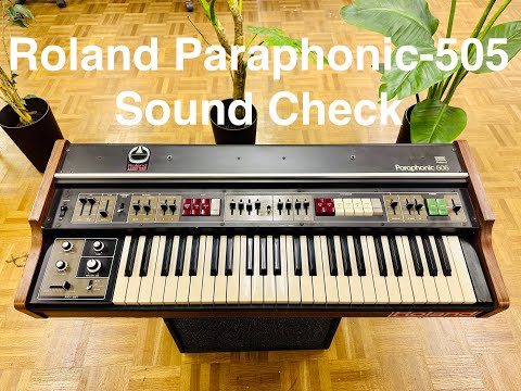 Roland Paraphonic-505 Sound Check