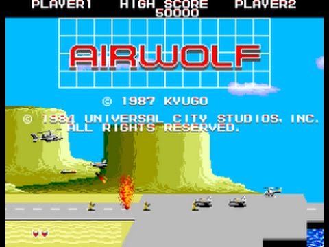 Airwolf - (Nintendo 8 Bits) - 1 Crédito / Até o final
