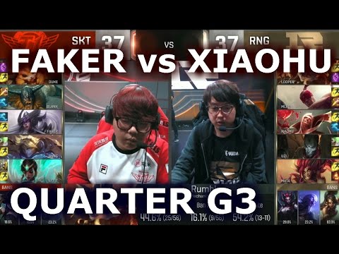SKT vs RNG G3 - FAKER vs XIAOHU Player Experience (w/ Alex Ich) | Quarter Finals LoL S6 Worlds