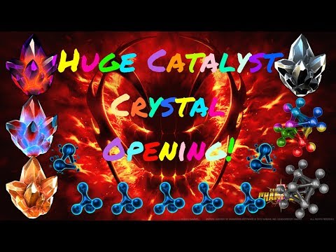 Huge Catalyst Crystal Opening! Map Crystals! T4CC Crystals! - Marvel Contest Of Champions