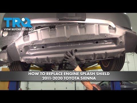 How to Replace Engine Splash Shield 2011-2020 Toyota Sienna