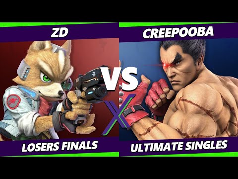 S@X 441 Losers Finals - ZD (Fox, Wolf) Vs. Creepooba (Kazuya, Ridley) Smash Ultimate - SSBU