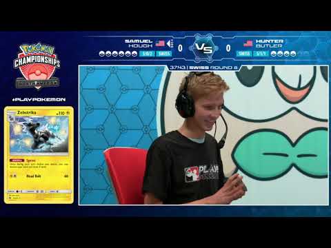Swiss R8a Samuel Hough Vs Hunter Butler 2019 Pokémon North American International Championships