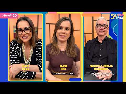 SEM CENSURA RECEBE SUZY RÊGO, ELINE IRIS E MARCO AURELIO RUEDIGER