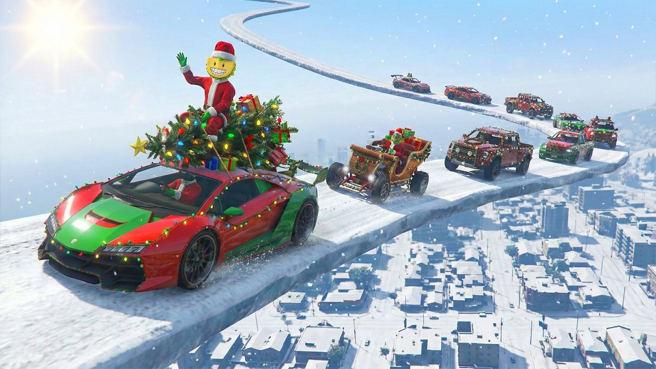 CARRERA ESPECIAL FELIZ NAVIDAD!! - GTA 5 ONLINE