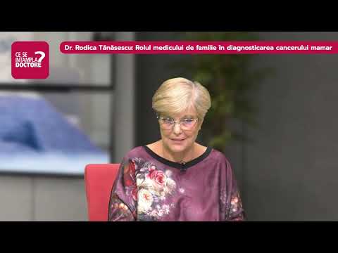 Dr. Rodica Tănăsescu: rolul medicului de familie în echipa care abordează cancerul de sân