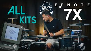 Video thumbnail for EFNOTE 7X e-drums playing ALL kits sound demo BINGE ALERT! by digitaldrumming