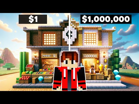 Turning $1 Store into $1,000,000 in Minecraft!