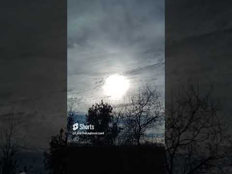 THE SUN SHINING THROUGH CLOUDS (12/14/23)