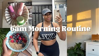MY 6AM MORNING ROUTINE 2022| healthy & productive habits, 9-5 work morning routine