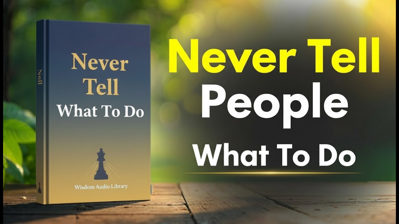 Never Tell People What to Do — The Psychology of Influence That Changed How I Lead, Parent & Think