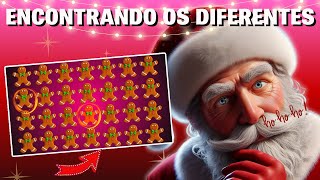 ENCONTRE O EMOJI DIFERENTE NO NATAL: SUPER DESAFIO PARA QUEM É BOM DE OLHO