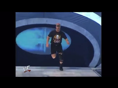 Stone Cold Steve Austin Has Lost It With A Chair Entrance Pop WWE Smackdown 19-10-2000