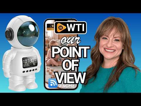 2K Astronaut Indoor Clock Camera - WTI product video review