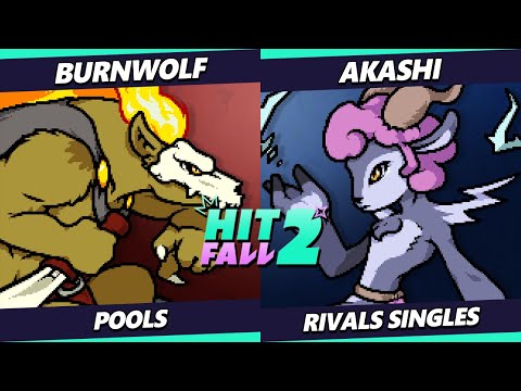 Hitfall 2 - Burnwolf (Forsburn) Vs. Akashi (Absa) Rivals of Aether - RoA