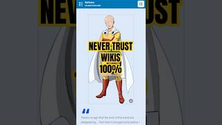 BE CAREFUL TRUSTING WIKIS  #marvel #dccomics #wikis #anime #powerscaling #trending #fyp #reading
