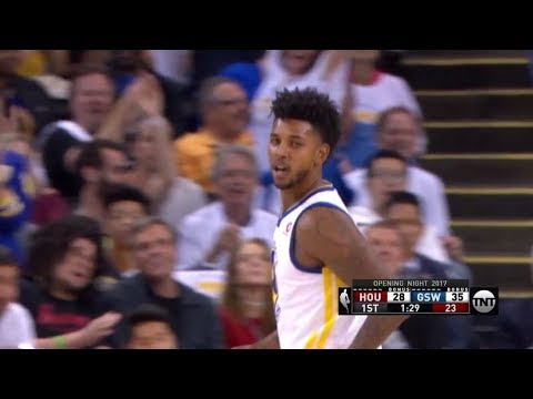 Nick Young vs Rockets (10/17/2017) - 23 pts, 8-9 FGM, 6-7 3PM, ON FIRE IN DEBUT!