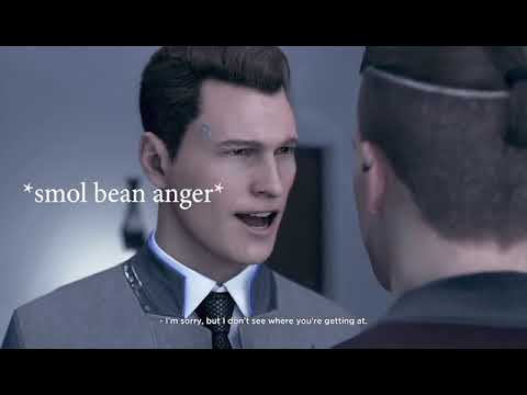 DBH Connor Having Emotions For A Minute Straight