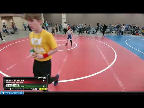65-65 Lbs Round 3 - James Hays, Warrior Wrestling Club Vs Greyson Andre, High Ground Wrestling E97