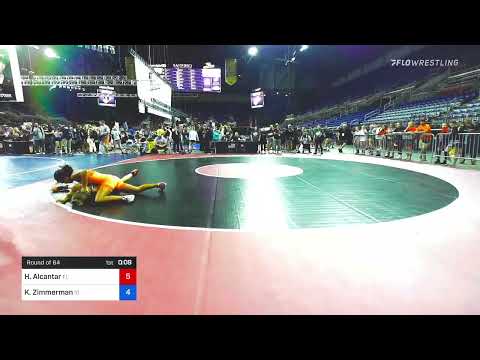 112 Lbs Round Of 64 - Helena Alcantar, Florida Vs Keira Zimmerman, Idaho 53eb
