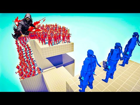 3x NINJA GOD vs 100x UNITS -🏹 Totally Accurate Battle Simulator TABS