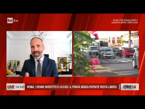 Roma, 13enne investito e ucciso. Il pirata senza patente e libero - Ore 14 19/09/2023