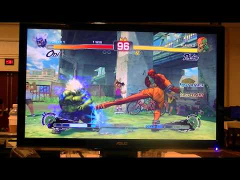 Evo 2013 SSF4AE Semi Finals: TS Sabin (Dhalsim) vs Chris Hu (Oni)