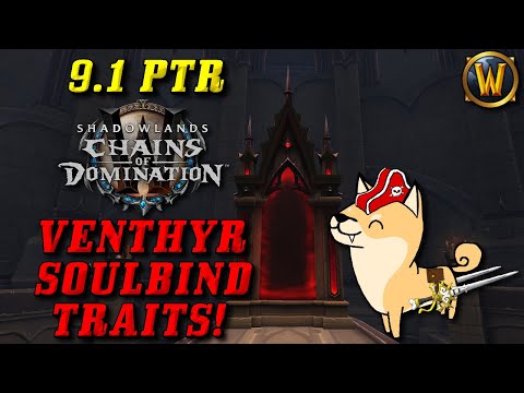New Venthyr Soulbind Traits! (Venthyr Soulbinds 9.1.0 Shadowlands PTR)