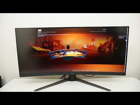 AOC CU34G4Z 34-Inch 240Hz Curved Gaming Monitor