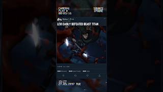 Download lagu levi easily defeated beast titan☠️🥶 mp3