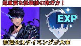 【俺アラ】無課金は超重要なレベル上げとタイミングについて紹介【俺だけレベルアップな件】