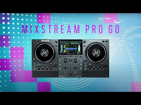 Numark Mixstream Pro Go | 100% Wireless Battery-Powered Standalone DJ Controller