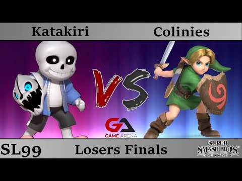 SmashLAN'd 99 - Losers Finals: Katakiri (Sans Mii Gunner) vs VNG | Colinies (Young Link)