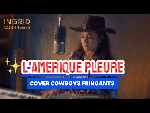 ✨L’AMÉRIQUE PLEURE 🇺🇸 Cowboys Fringants V.France d’Ingrid Courrèges/sans rapport avec les élections