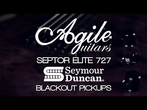Agile Septor Elite 727 with Seymour Duncan Blackouts (demo by Jotun Studio)