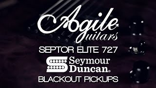 Video thumbnail for Agile Septor Elite 727 with Seymour Duncan Blackouts (demo by Jotun Studio) by Jotun Studio