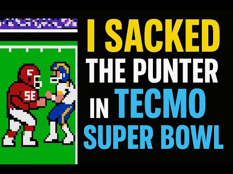 I Sacked the Punter in Tecmo Super Bowl – Rarest Play Ever!