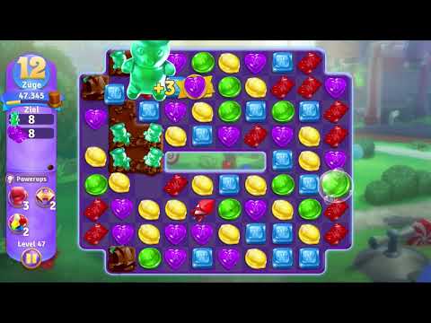 Wonka's World of Candy Level 47 no booster [Gameplay Walkthrough] [Zynga]