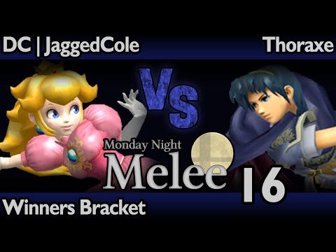MNM 16 Melee - DC JaggedCole (Peach) vs Thoraxe (Marth, Luigi) - Winners Bracket