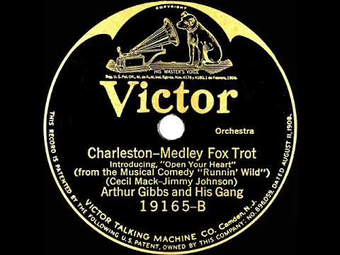1923 Arthur Gibbs - Charleston (intro: Open Your Heart) (instrumental)