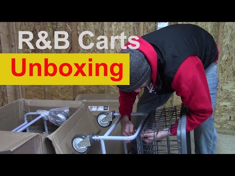 Unboxing Video "R&B Wire" Laundry Carts