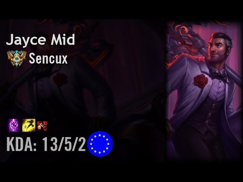 Jayce Mid vs Viktor - Sencux - EUW Challenger Patch 6.11