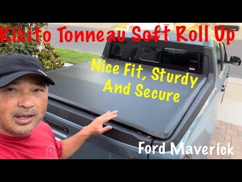 Kikito Soft Roll Up Tonneau Cover For 51 (My Ford Maverick). Easy Install, no drilling!