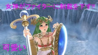 【スマブラSP】女神がファイターを制裁!!上手ければ高評価,下手で低評価の世界！