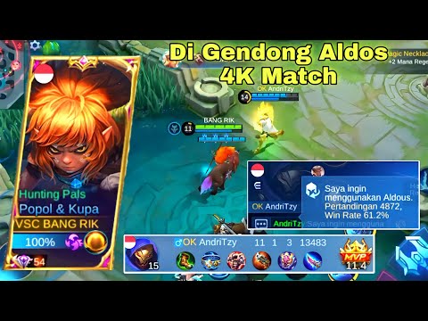 DIGENDONG ALDOS! BUILD DAN EMBLEM POPOL DAN KUPA TERSAKIT 2022 - ITEM POPOL AND KUPA PALING SAKIT