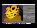 20th Century Fox 2009 2010 Logo Remake Part 1 Structure Stage And Right Spotlight